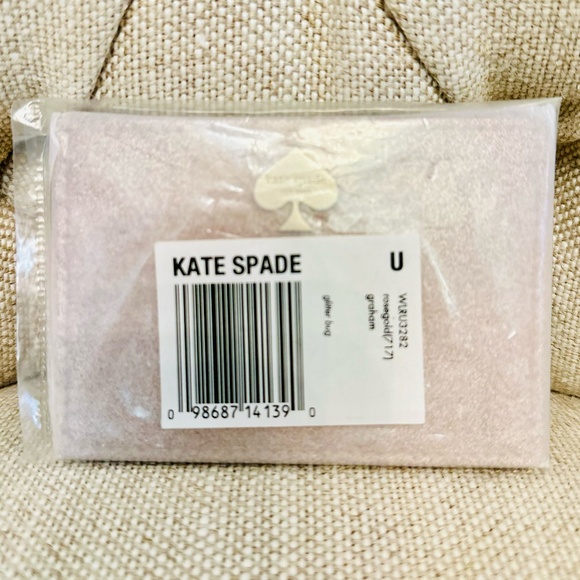 NEW Kate Spade Glitter Bug Graham Sparkling Card Case Holder, Rose Gold Pink - Picture 6 of 6